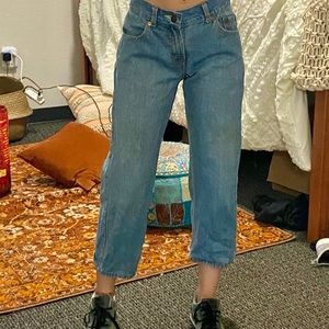 Levi 550 Cropped jeans